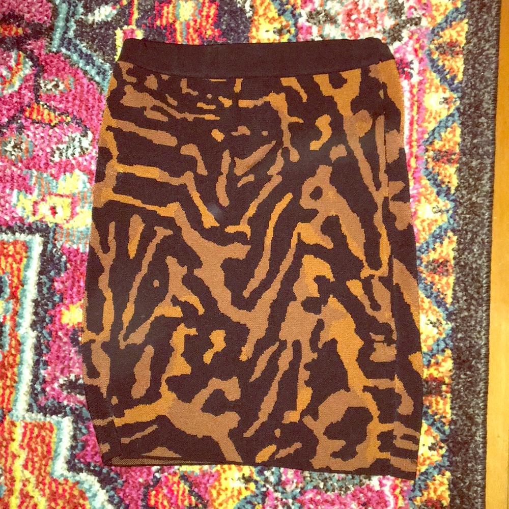 Torn by Ronny kobo animal print skirt